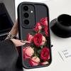 Rote Rose Aufdruck Handyhülle Für Samsung Galaxy A56 A57 A17 A16 A55 A37 A36 A26 5G S25 S26 S23 S24 Ultra S24 S25 FE TPU Hülle