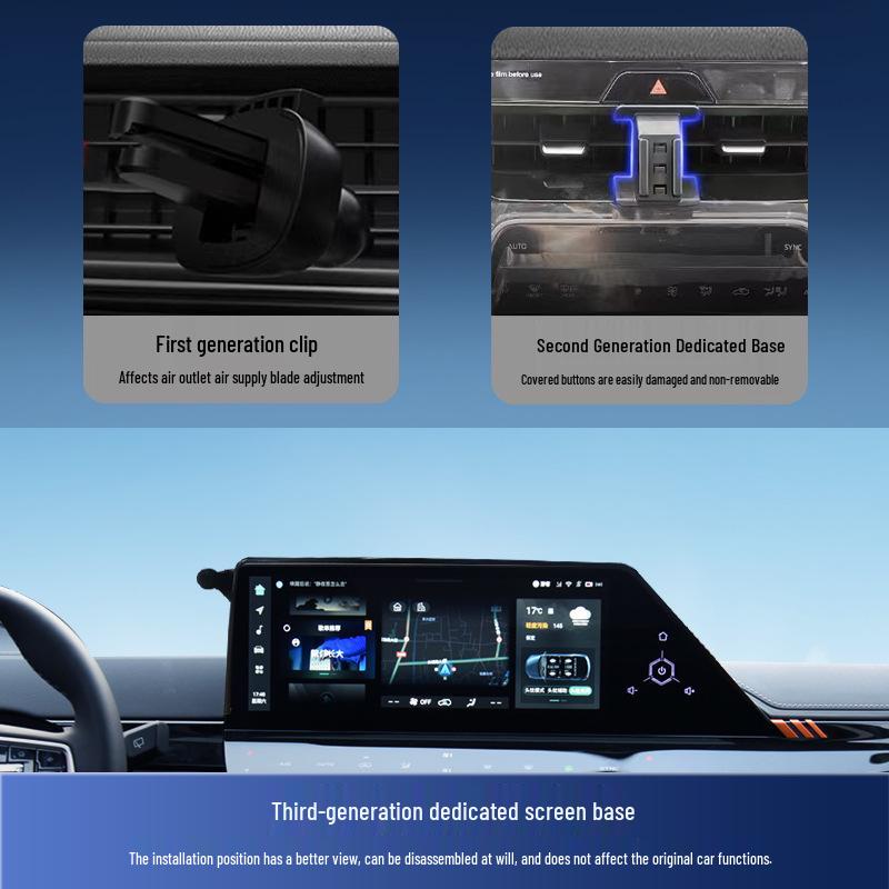 Changan Car Mount for Yidong, Oshan, UNI-V, CS55PLUS 2nd Gen Screen Clip Base
