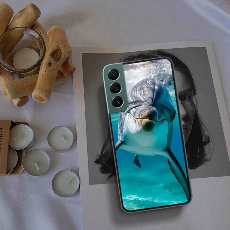 Why Do Dolphins Breach Phone Case For Samsung Galaxy S22 S25 Ultra S21 S10 Plus S26 Edge S20 S23 S24 FE Cover Silicone Soft
