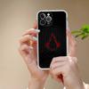 A-Assassin S-Creed Gaming Transparent TPU Phone Case For IPhone 17 11 12 13 14 15 16 Pro Max 16 Plus Cover
