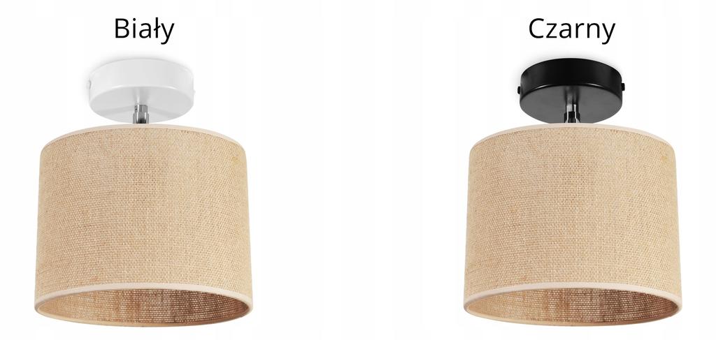 CEILING HANGING LAMP, JUTE LAMPSHADE, 20 CM