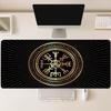 Viking Vegvisir Rune Norrena Dorata Arte Tappetino Mouse da Gioco Grande Antiscivolo Gomma Tappetino da Scrivania Per Laptop Tastiera Ufficio Casa Spazio di Lavoro