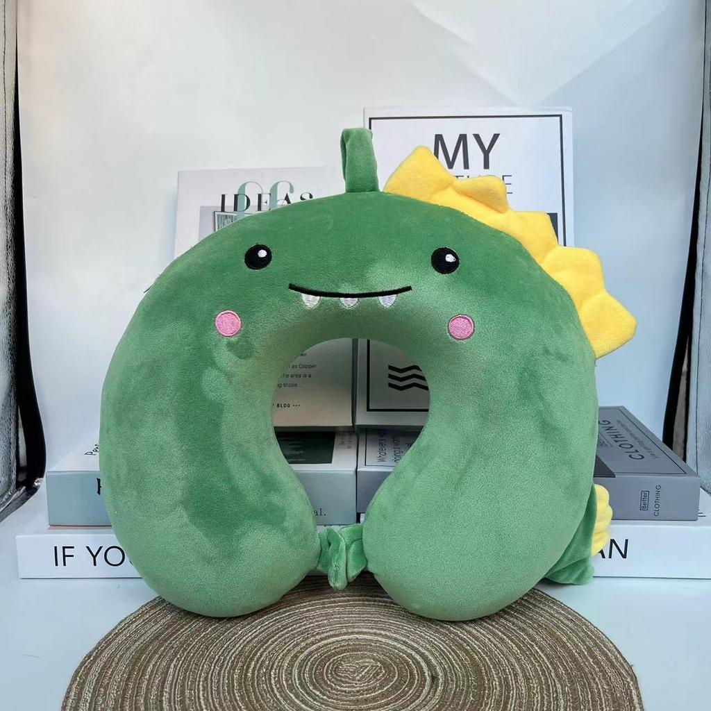 Customized Cartoon U-Shape Neck Pillow with Logo - Perfect for Cervical Support, Travel Comfort, and Company Gifts