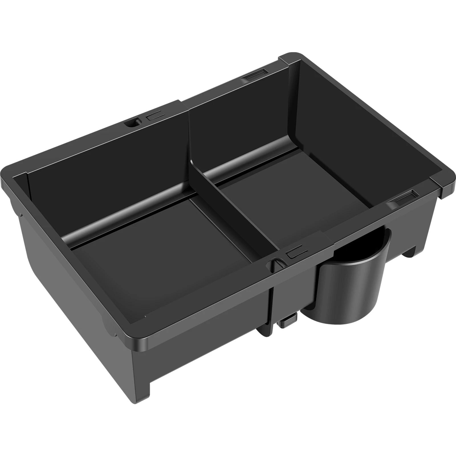 

Центральный ящик для хранения на подлокотнике автомобиля, контейнер-держатель, поднос, регулируемый органайзер для хранения на подлокотнике автомобиля, складной держатель для стакана с водой чёрный