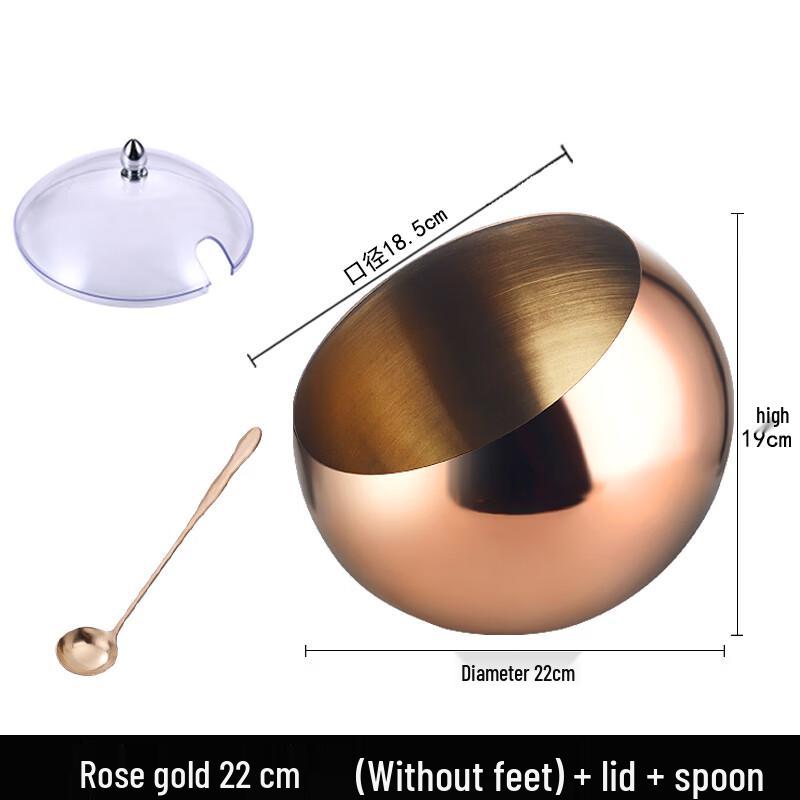 Lainuo Stainless Steel Spherical Sauce Bowl