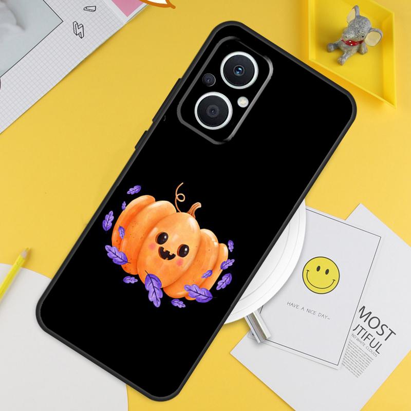 Halloween Pumpkin Ghost Mummy For OPPO Reno 14 12 11 10 13 Pro 8T 11F 12F 13F 14F 7 8 Lite OPPO Find X9 X8 X6 X5 Pro Case