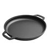 ZISIZ 30cm Gusseisen Flache Grillpfanne