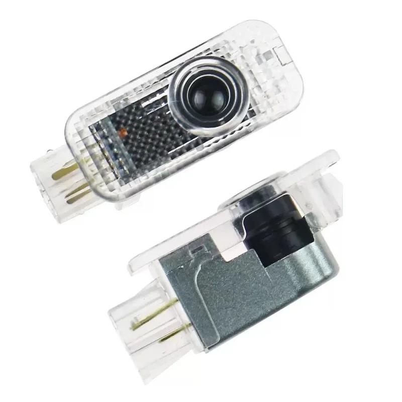 For Audi 8L Car Door Welcome Lights for Audi A1 A3 8P 8V A4 A5 A6 A7 A8 Q3 Q5 Q7 Q8 Sline TT Logo Projector Ghost Shadow Lamp Accessories
