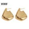Durable Earrings 1 Pair Chunky for Women, Polished Comfortable Geometric Dangle Earrings, Large Statement Jewelry