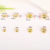 18K Gold Plated Colorfast Round Magnetic Ball Clasp for DIY Bracelet and Necklace Jewelry