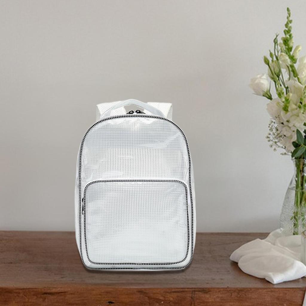 Tool Backpack Engineer Bag Workbag Transparent PVC Daypack Cleanroom for Construction