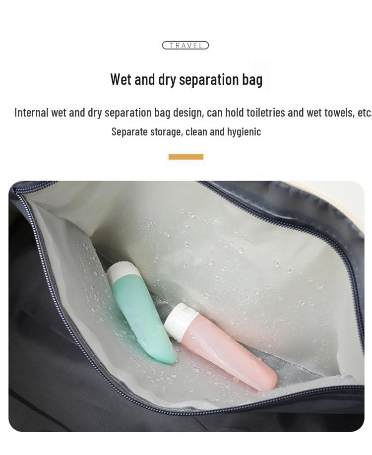 Large Capacity Travel Bag for Fitness, Sports, and Business Trips - Small Luggage & Student Storage Solution