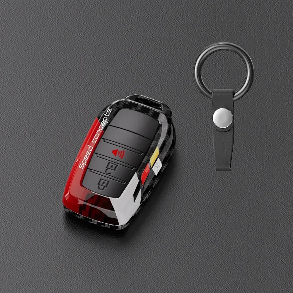 gztcv2 Car Key Case Cover Shell For Toyota Land Cruiser 200 300 Prado Crown TLK 200 Yaris Cross Hilux Innova Fortuner Camry 55