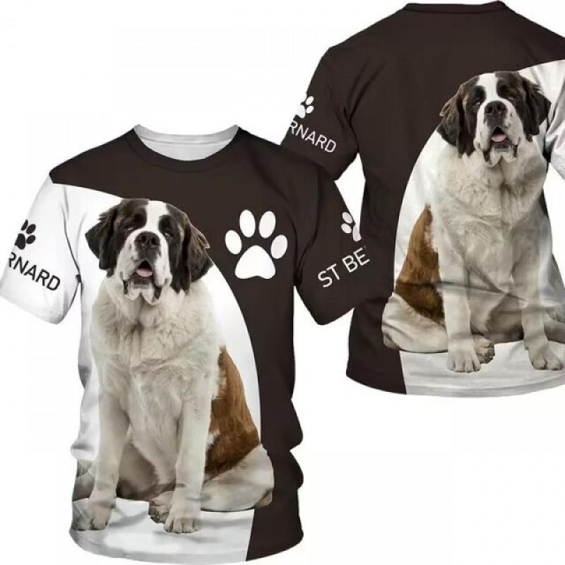 2023 männer T Shirts Haustier Hund Pitbull Grafik 3D Druck Sommer Unisex Erwachsene Tops Mode T-stück Lässige Übergroßen männer Kleidung