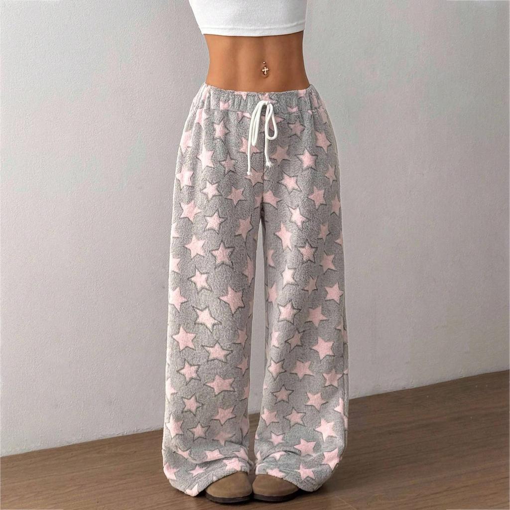 Women's Winter Cotton Warm Loose-Fit Casual Sleep Pants