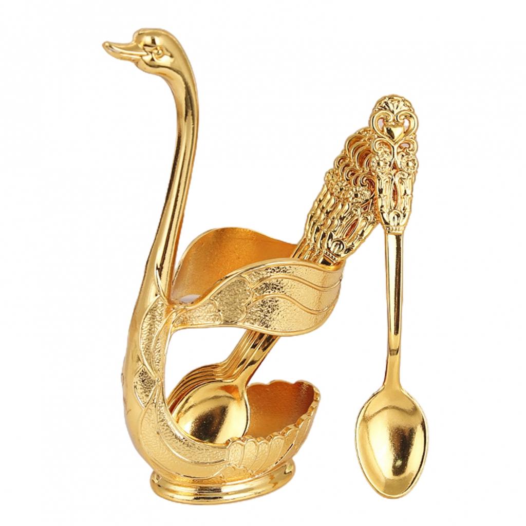 Dortová lžička Držák podstavce Labuť Dekorativní Vysoká kvalita