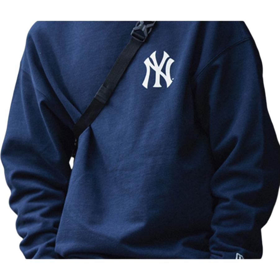 New Era MLB Logo Printed Crew Neck Pullover Long Sleeve American Sweatshirt Unisex Sweatshirt Dark-Blue 12727850