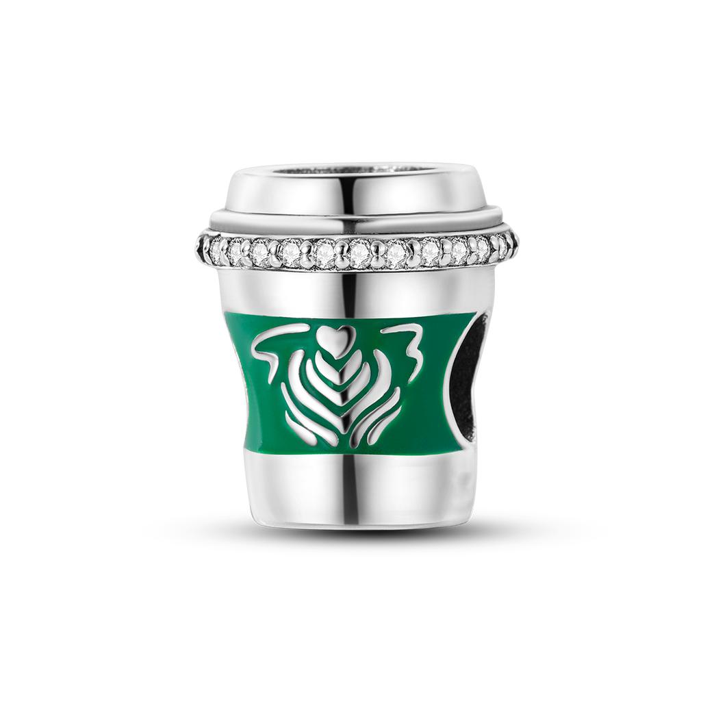 Green Charm Bead Charms Authentic copper Bead Charms Shamrock Avocado Pendants Ideal For Bracelets Making Woman Jewellery Gift