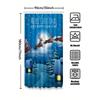 Tu Christmas Shower Curtain Santa Claus Festive Holiday Decor Winter Scene Bathroom Fabric Xmas Home Decoration Gift