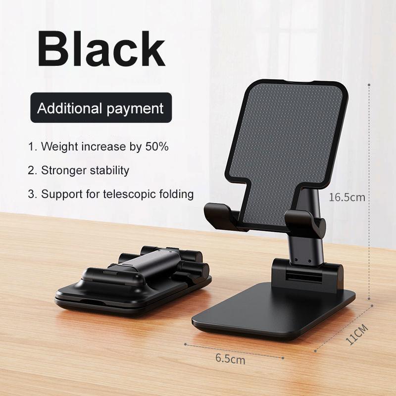 1PC Cell Phone Stand Phone Holder For Desk Bed Kitchen Adjustable Cell Phone Stand Dock Compatible With Android/iPhone/ipad