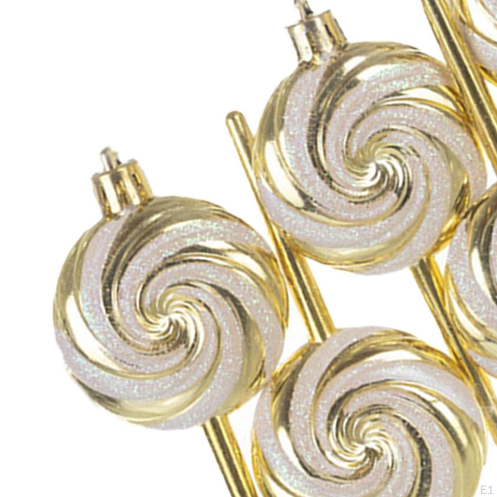 Christmas Candy Lollipop Set Hanging Ornaments Charm Pendants for Party Wedding