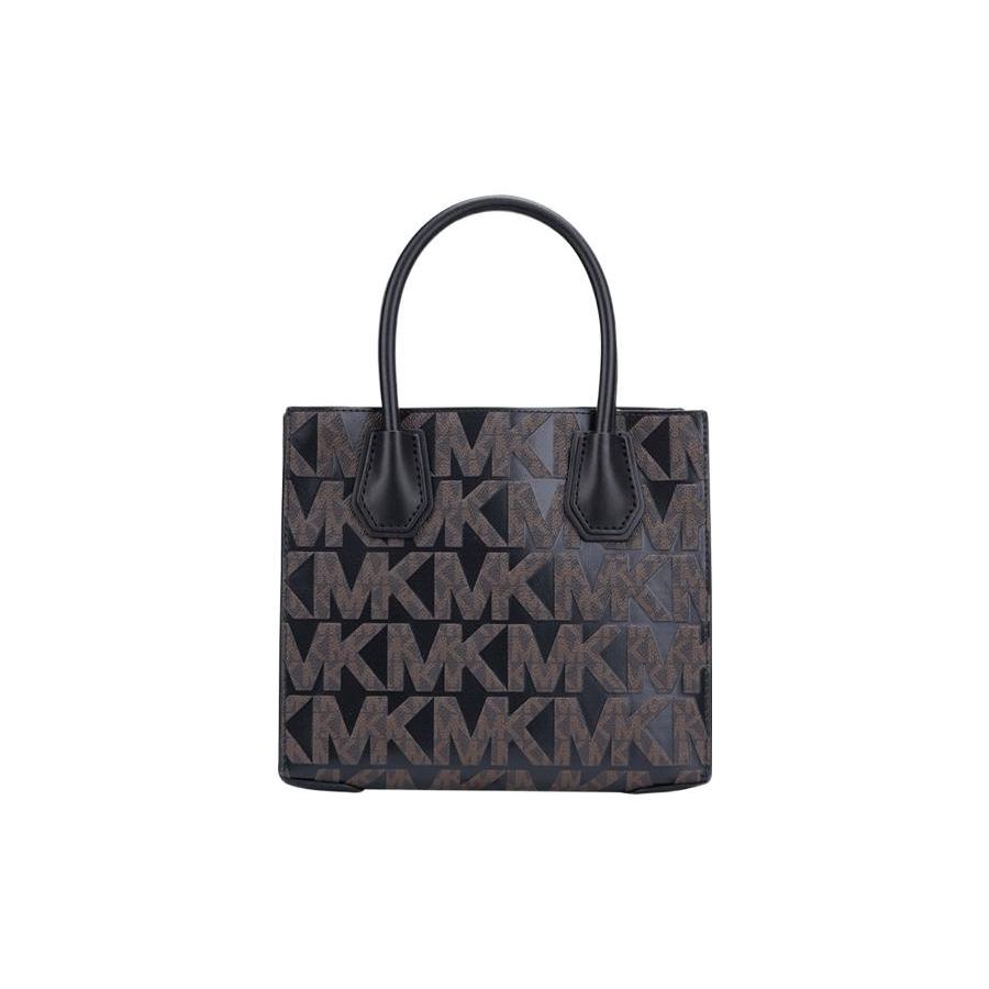 New MICHAEL KORS Cow Leather Small Square Bag Daphne Bag Shoulder Bag Crossbody Bag Women's Brown & Black 35F1GM9M2B-BROWN/BLACK