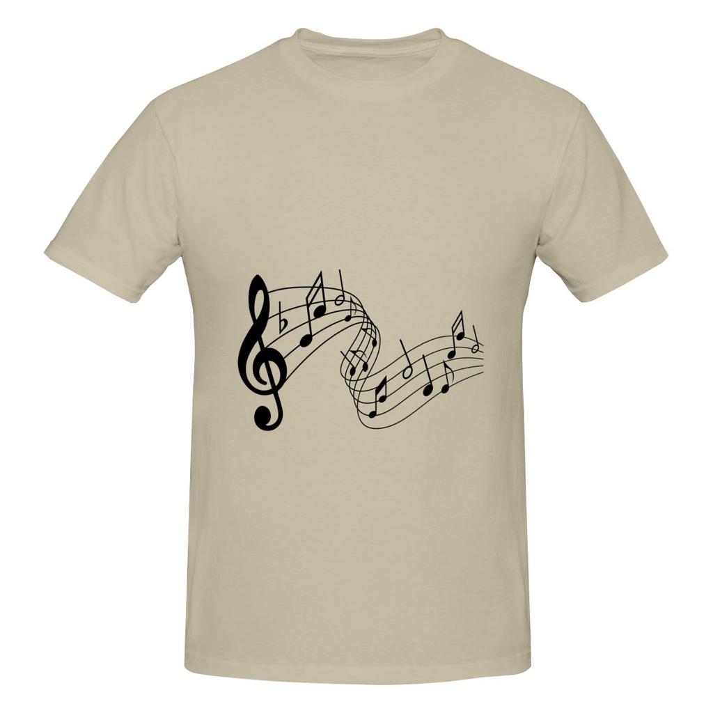 Funny Music Line Unisexs Tshirt Printed Tops Are Loose And Slim Fit Unisexs Tshirts