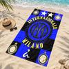 Inter Milan Beach Towel Quick Dry Sand Free Lightweight Beach Towels for Travel Swimming Camping
