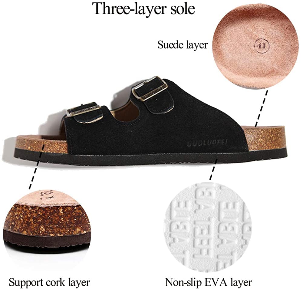 Sandals for Men and Fashionable Cork Outdoor Easy to Walk cm [Asifn] Women, Sandals, Sandals, Leather, Men's, Wear, Stylish, in, Slippers, Ladies,