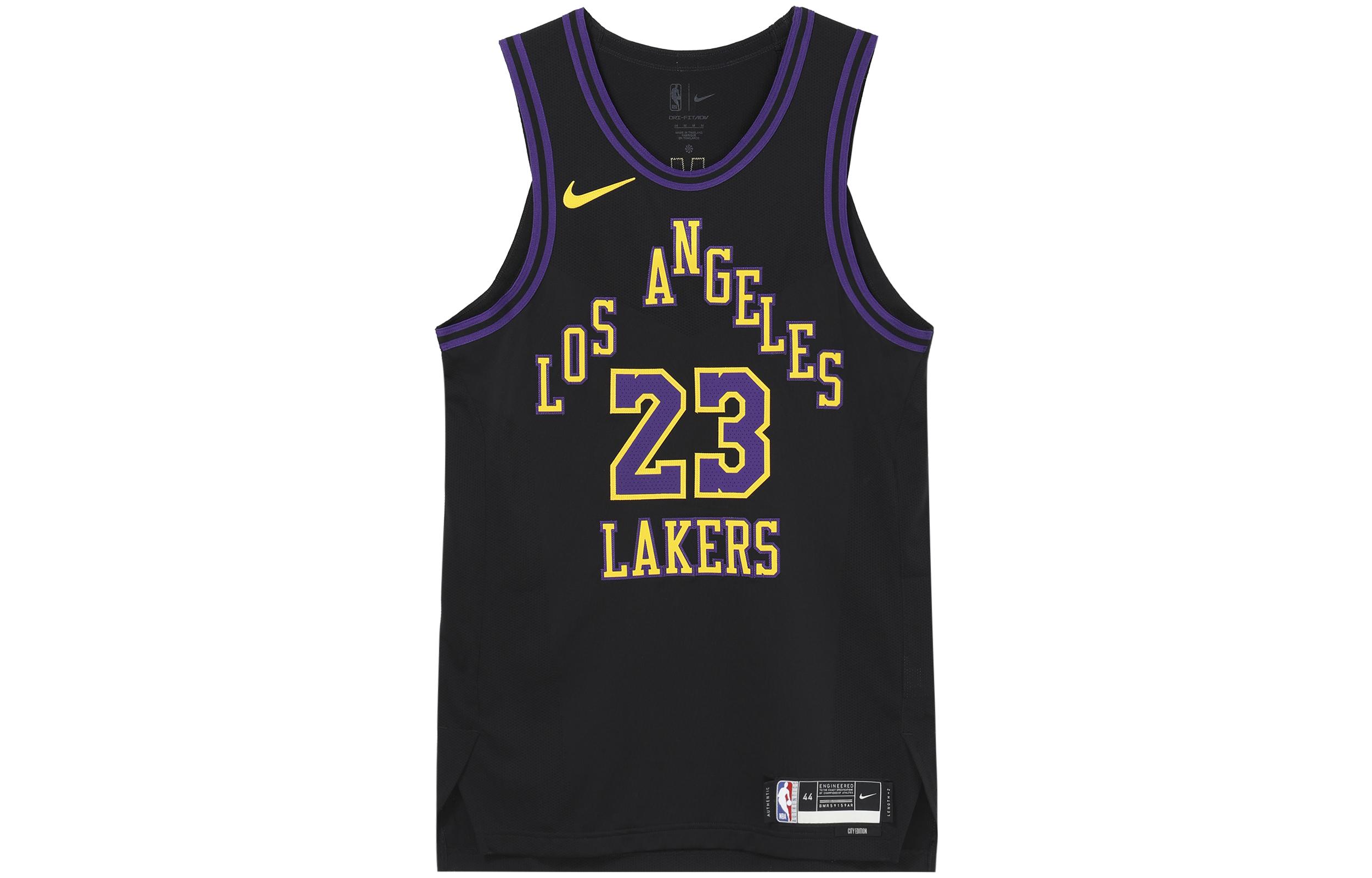 Nike LeBron James Los Angeles Lakers City Edition Big Kids Nike Nba Swingman Jersey DX8763-012 S