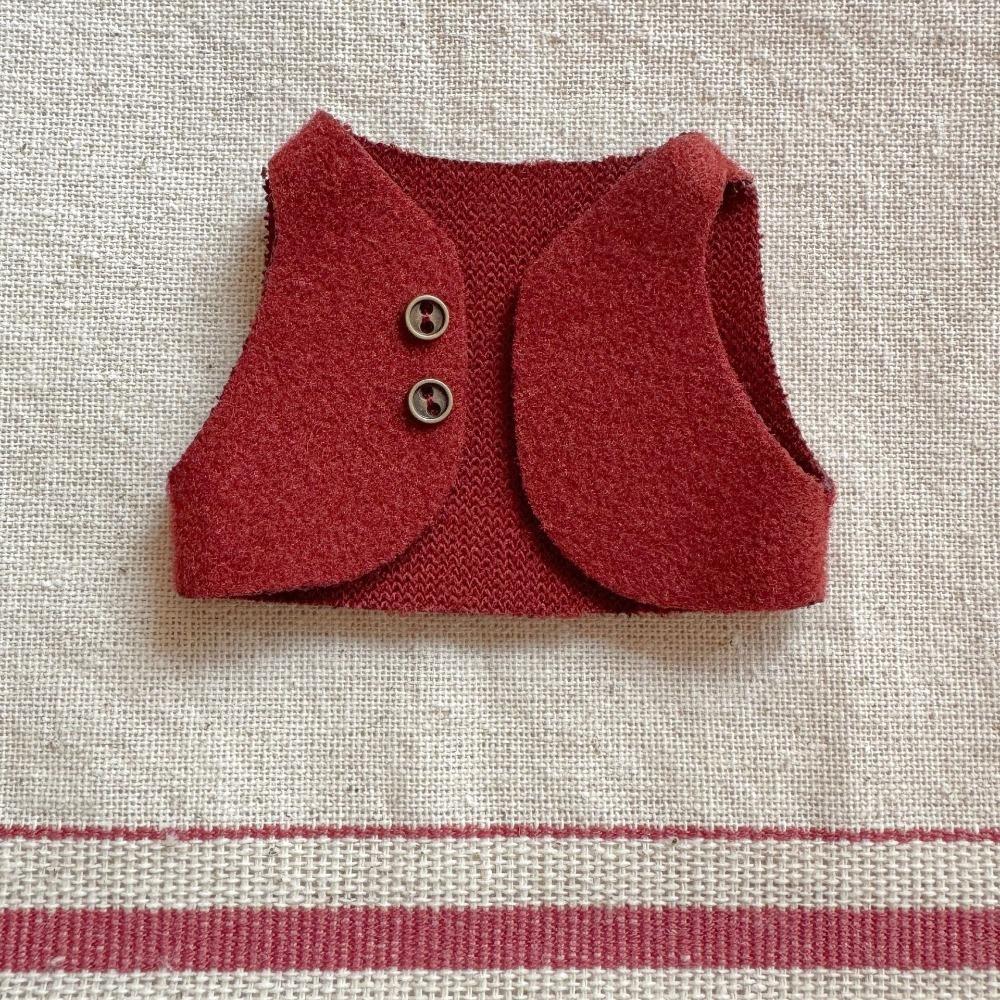 Sleeveless T-shirt Doll Costume Cotton Stuffed Doll 15cm Doll Outfit for 10~15cm Doll Gift