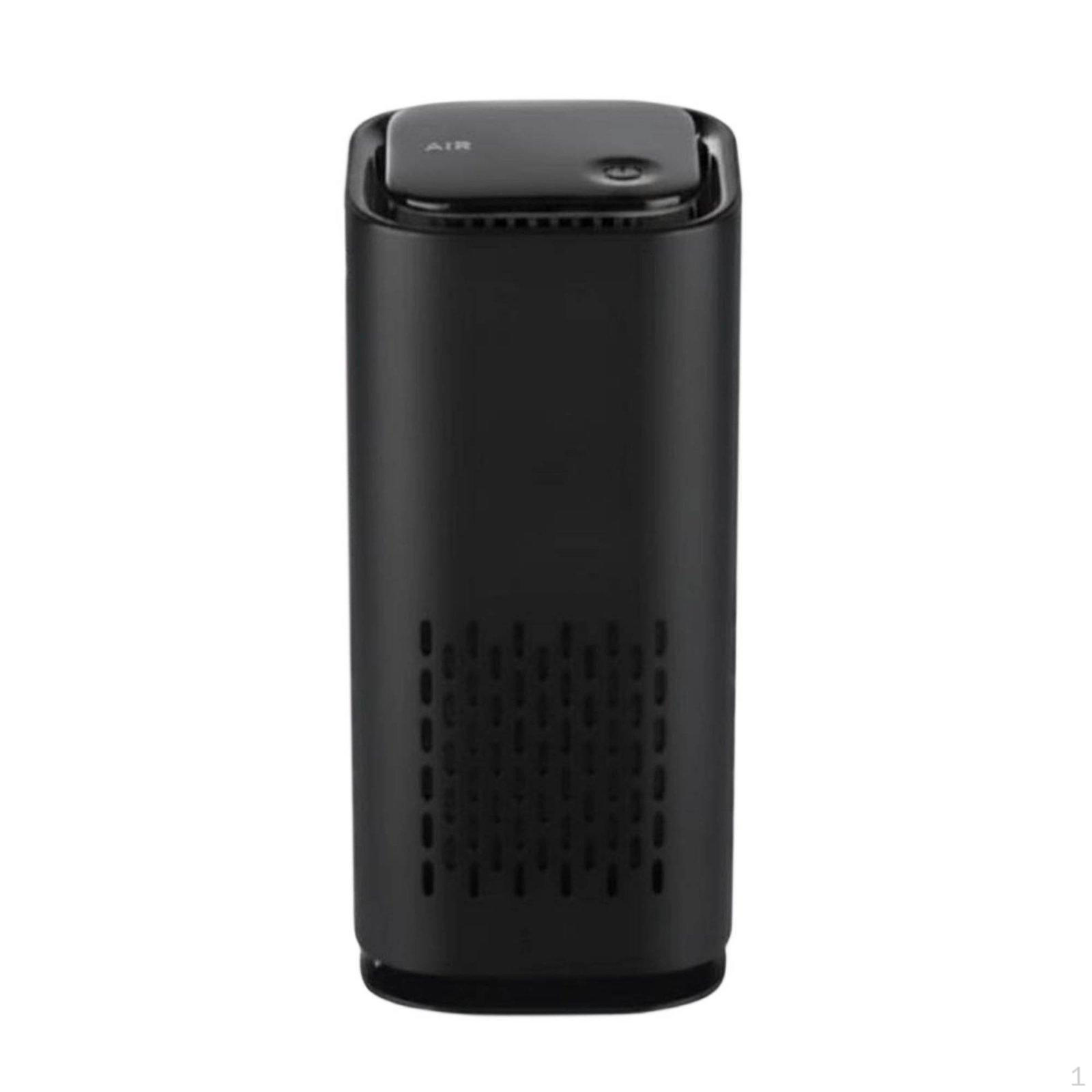 Car Odor Remover Portable Air Cleaner Ionized Diffuser for Home, Office Black