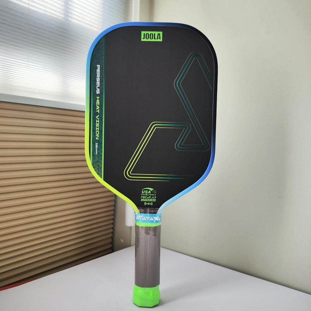 Pro Pickleball Paddle Jola Perseus Heat Vision 16mm Honeycomb Core Carbon Surface Spin Control Outdoor Indoor Sports