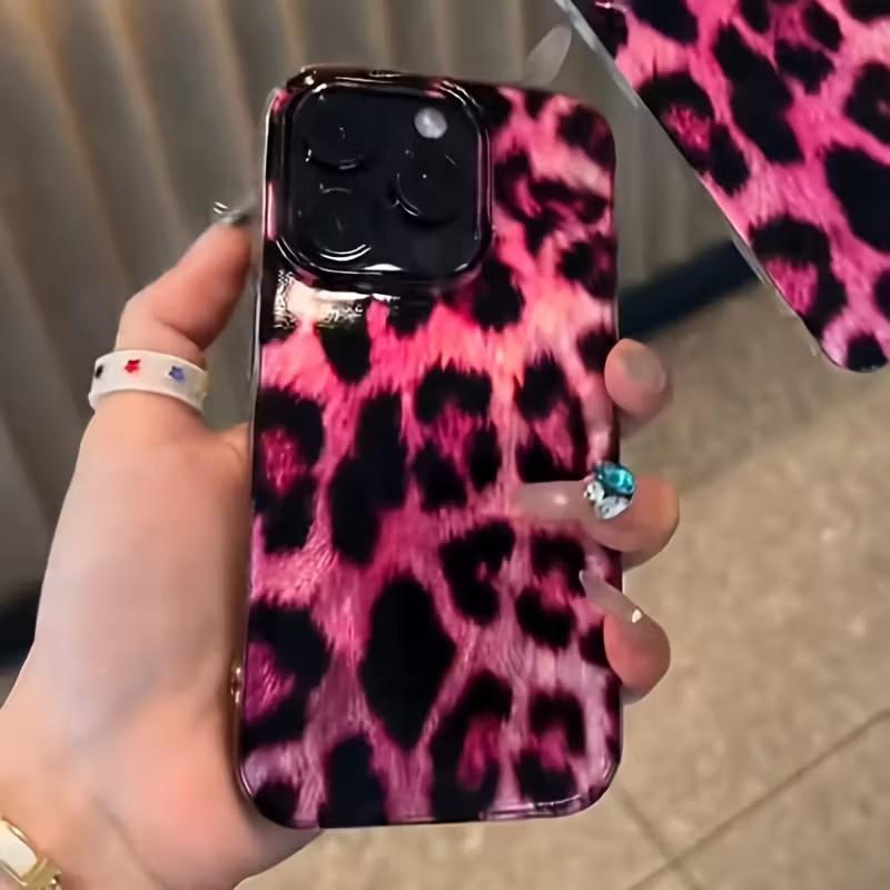 Luxury Leopard Print Shell Texture Phone Case For iPhone 17 Pro Max 16 15 14 Plus 13 12 Pro Max 16e 17Air 13Pro 7 8 Plus Cover
