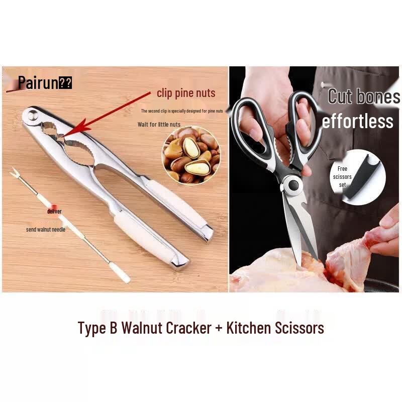 Stainless Steel Household Nut Cracker