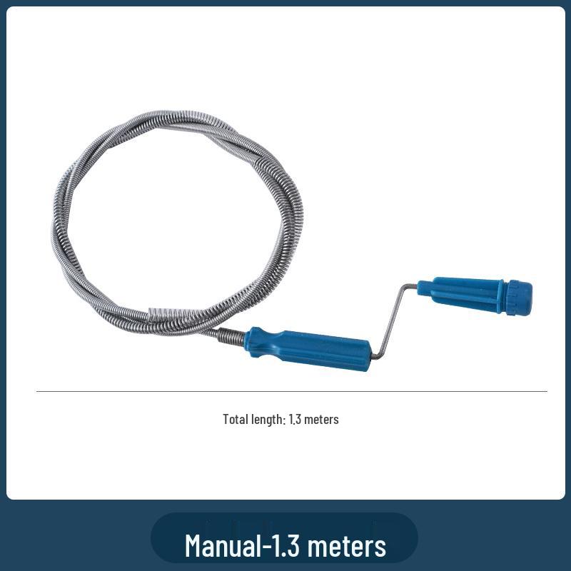

Multifunctional Hand-Crank Drain Unblocker for Toilets, Floors, and Kitchen Pipes