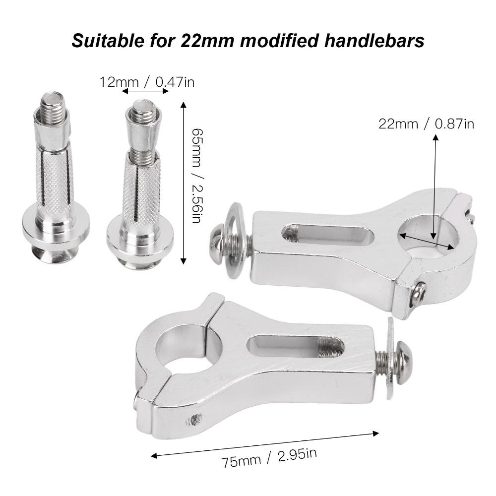 Fat Clamp Handguard Clamp 22mm Handguards Clamp Mount Kit Hand Guard Mount Kit for Motorcycle