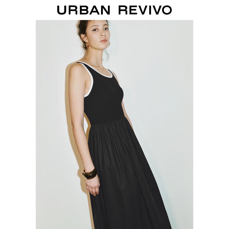 UR French Color-block Knit Dress