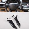 2pc Carbon Fiber Interior Steering Wheel Trim Cover For Honda Accord 2008-2012