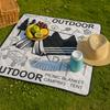 Comfortable Outdoor Picnic Mat Collapsible Beach Blanket Comfortable Picnic Carpet  Beach