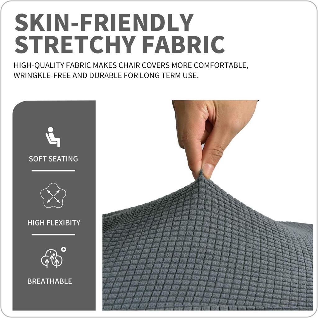 Elastic Rectangle Bar Stool Covers Vanity Stool Cover Jacquard Chair Seat Slipcover Counter Stool Covers Saddle Seat Cover