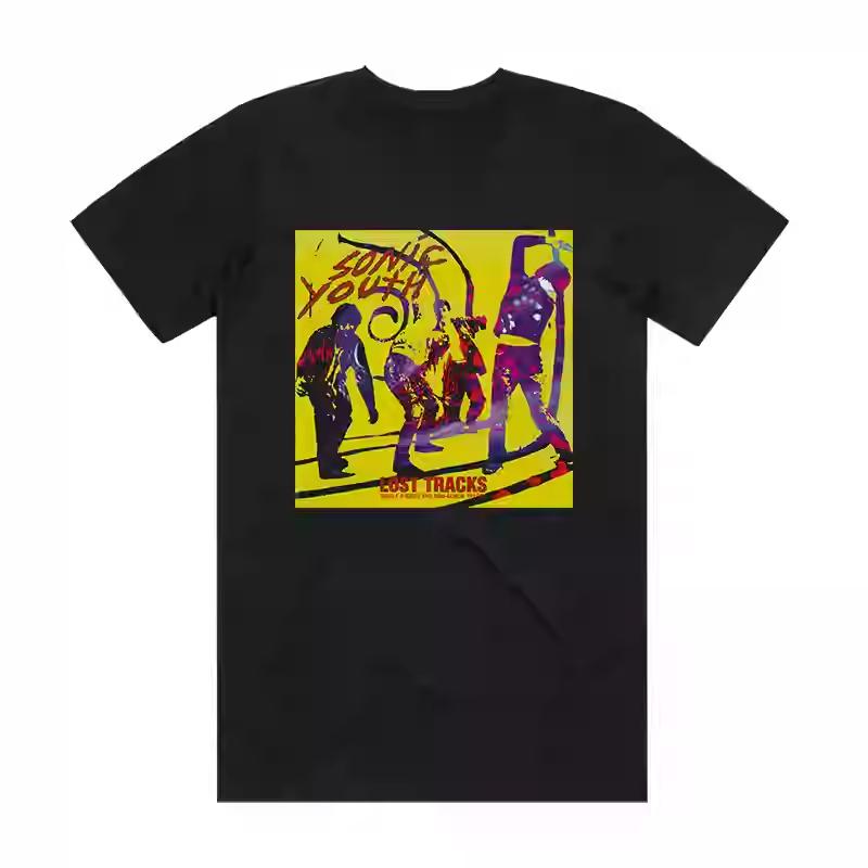 2025 New Sonic Youth Rock Art Men and Women Retro American Short Sleeve T-shirt