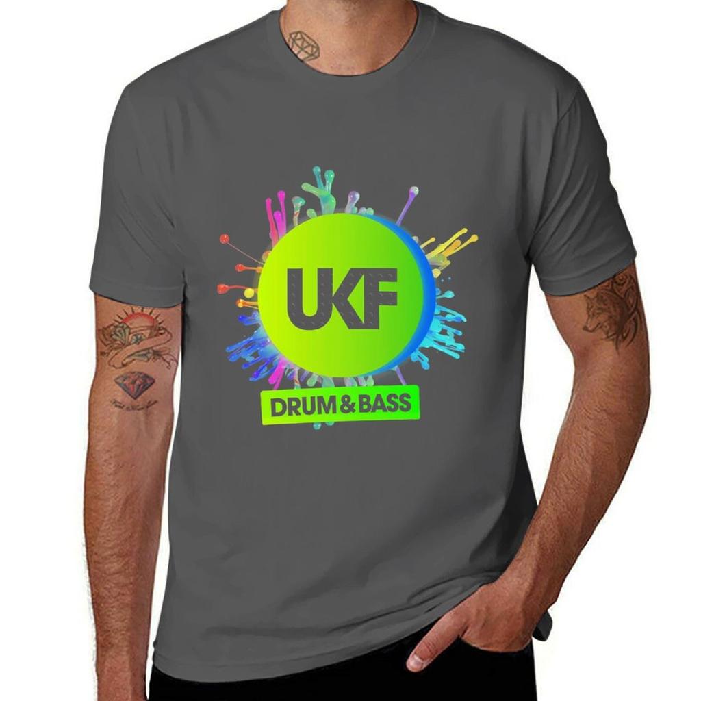 Ukfdrum And Bass Unisexs T Shirts Graphic Vintage Tshirt Big Size Short Sleeve Tee For Unisex