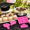 Silicone Graduation Cap Diploma Mold Set for Fondant Cake Chocolate Baking Decoration Tools Flexible Non-Stick Molds for Edible Crafting