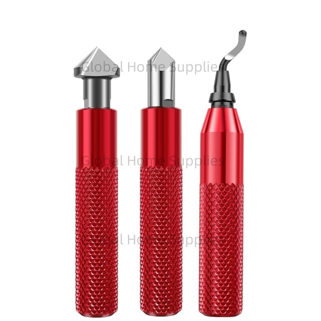 Deburring Tool Kit with Countersink Hand Reamers 10 Extra Blades Sturdy Burr Removal Tool Durable Burr Edges Removing Hand Tool