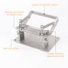 1set Precision Leather Peeling Machine, Professional Manual Stainless Steel Leather Skiver & Splitter, DIY Leather Skiving Too