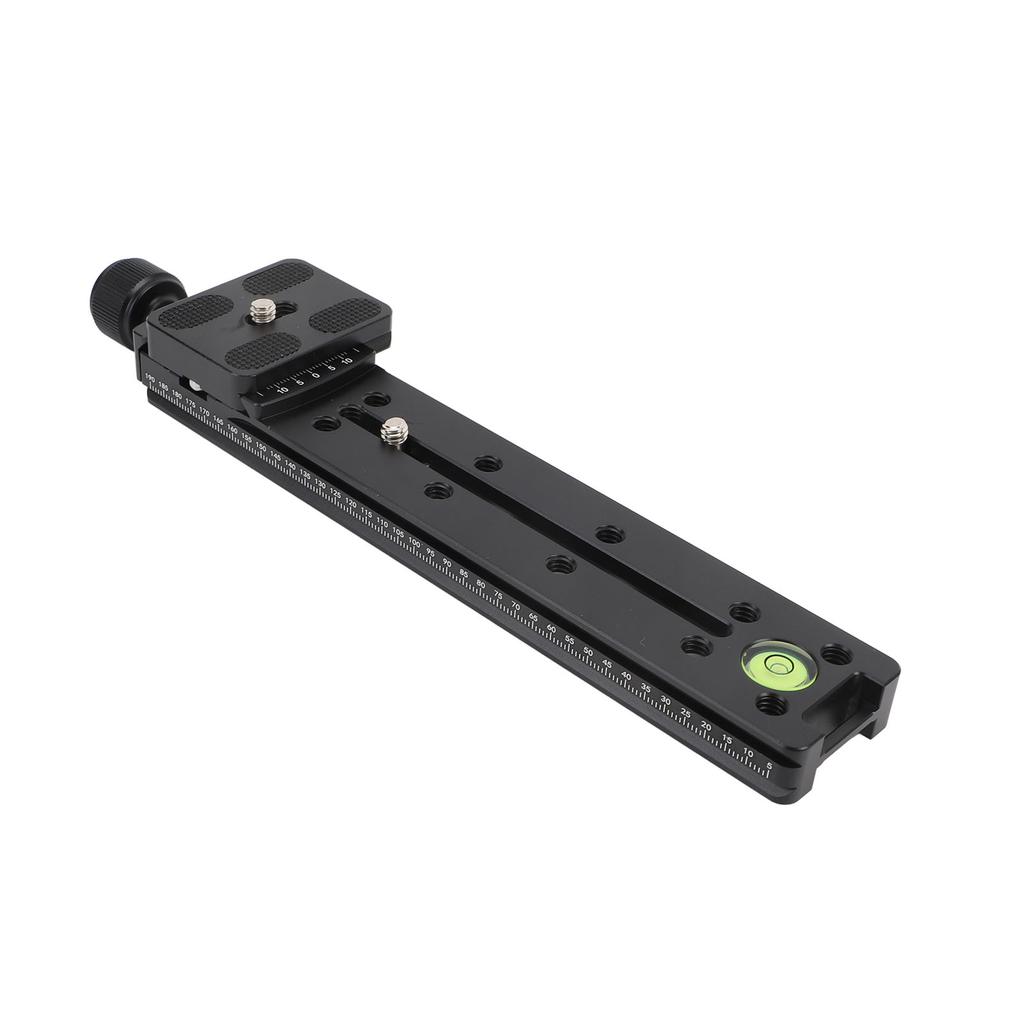 Rail Nodal Slide Clamp Aluminum 1 4inch Screw Scale Level for Arca Nodal Slide Quick Release Clamp for Ball Heads