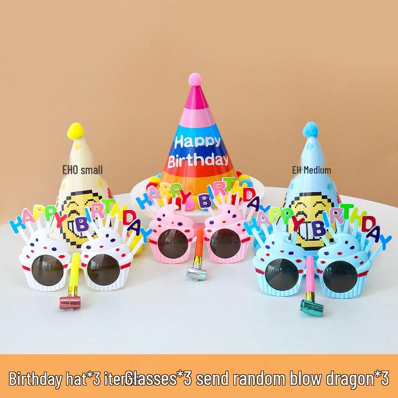 2025 Birthday Hat for Kids & Adults - First Birthday Party, Photo Props, Cake Hat