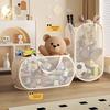 Toy Storage Basket Organizer Toys Children Storage Bag Dirty clothes basket Big Hand-held clothing storage bucket Box