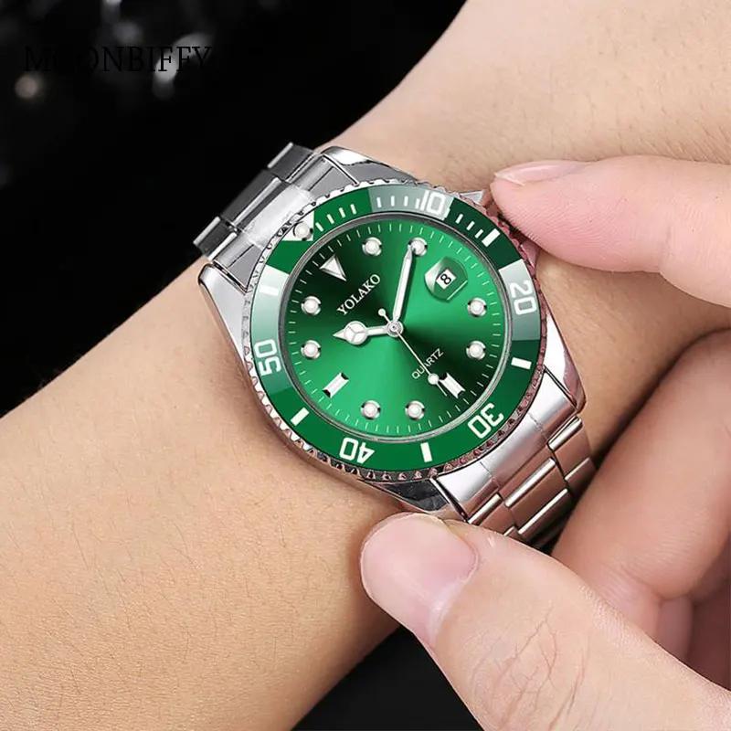 Sales Mens Watches Top Brand Luxury Men Fashion Stainless Steel Date Sport Quartz Analog Wrist Watch